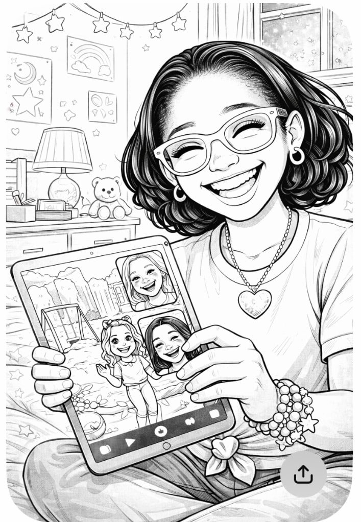 Crown coloring page
